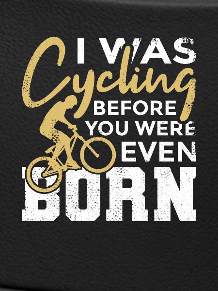 Lustiger Radfahrer Spruch