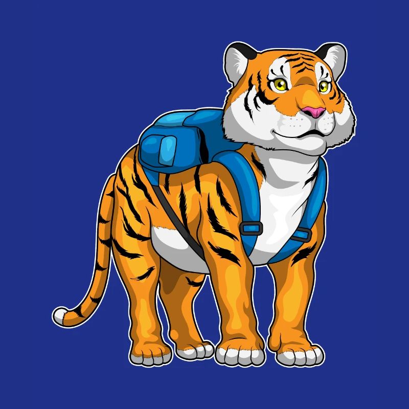 Tiger Student Backpack School