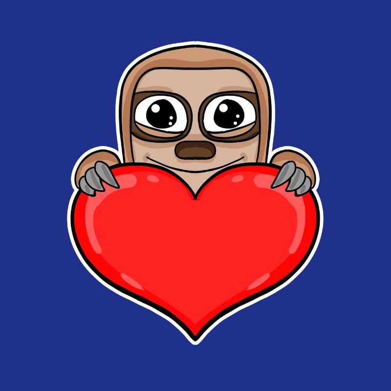 Sloth Heart Romantic