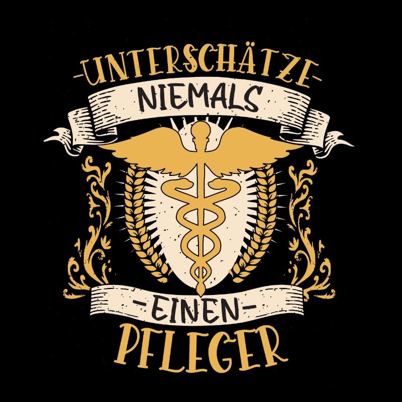 Pfleger Geschenk Fürsorglich Lustig Beruf