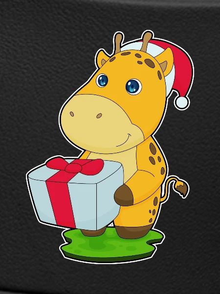 Giraffe Christmas Package