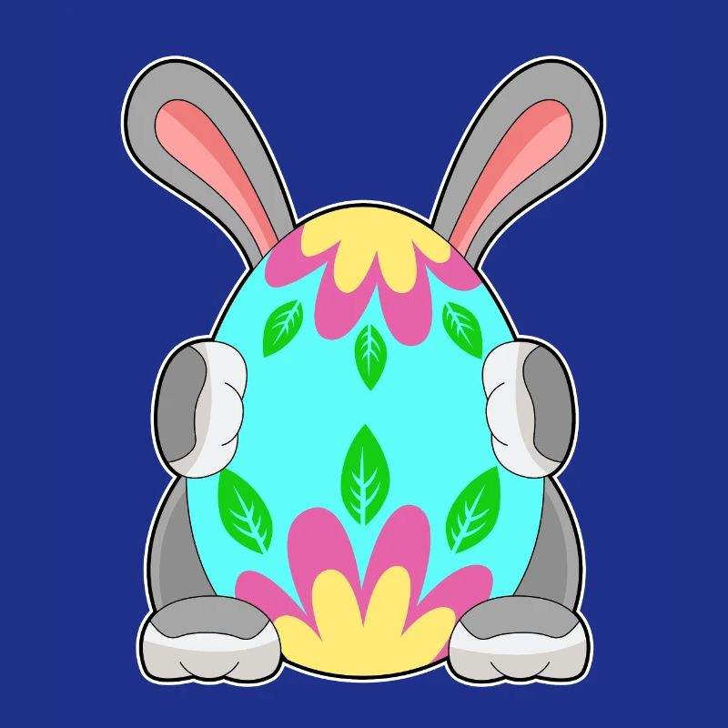 Cachette d’oeuf de Pâques lapin de Pâques