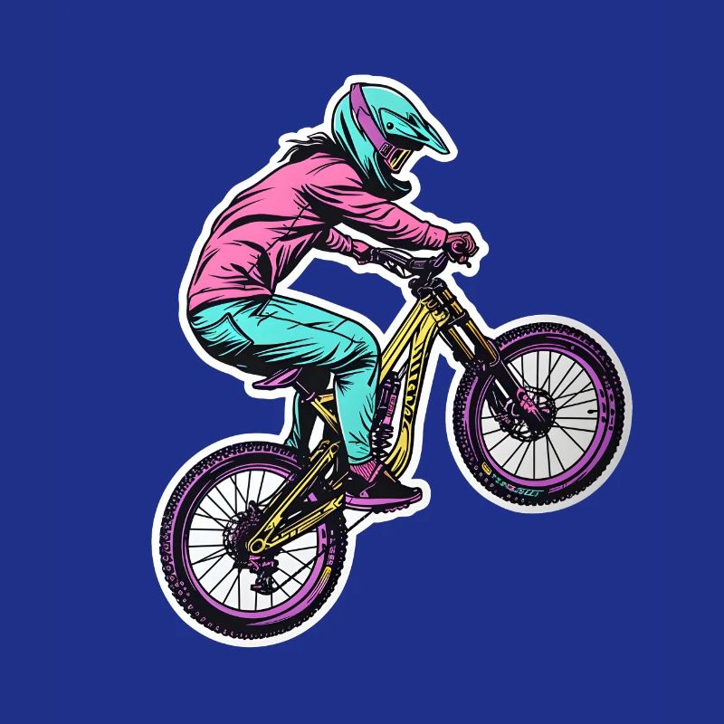 Mountain biker