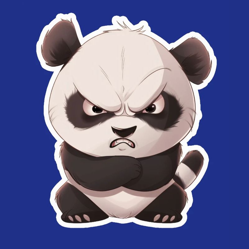 Mignon bébé panda panda cassé
