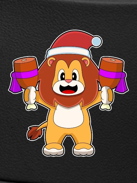 Löwe Weihnachten Fleisch
