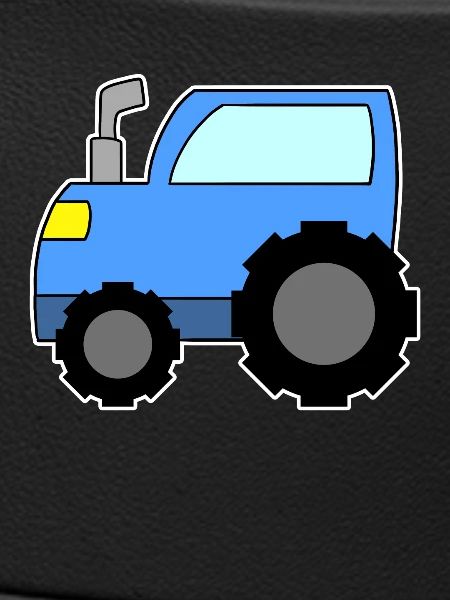 Traktor Blau