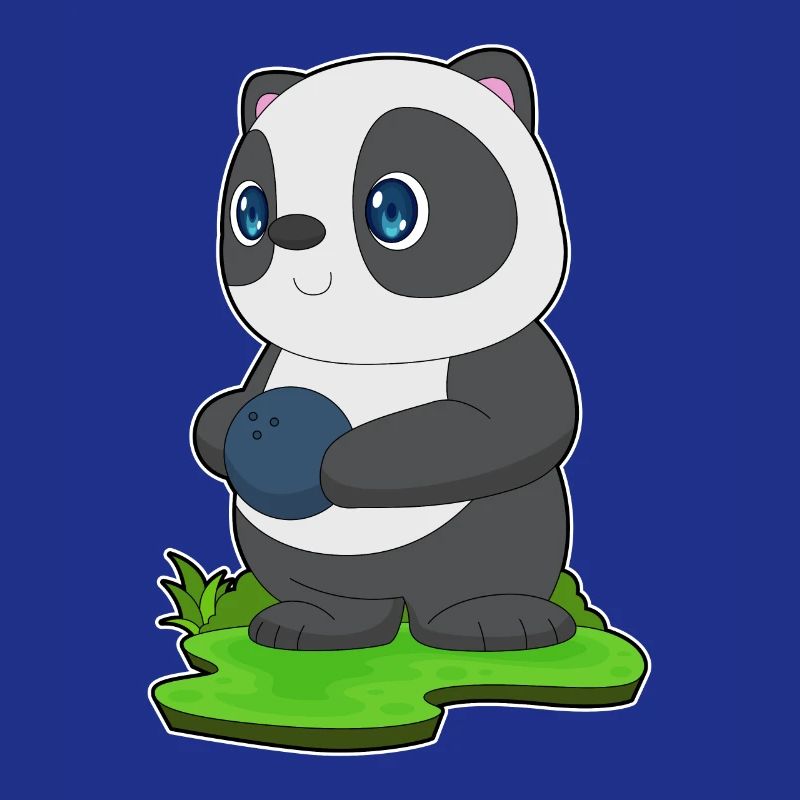 Boule de bowling Panda