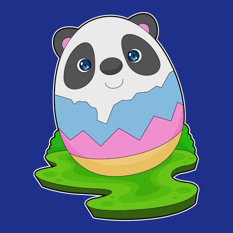 Panda Easter Easter Egg