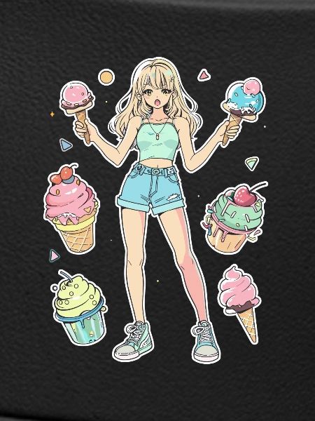 Eiscreme Mädchen