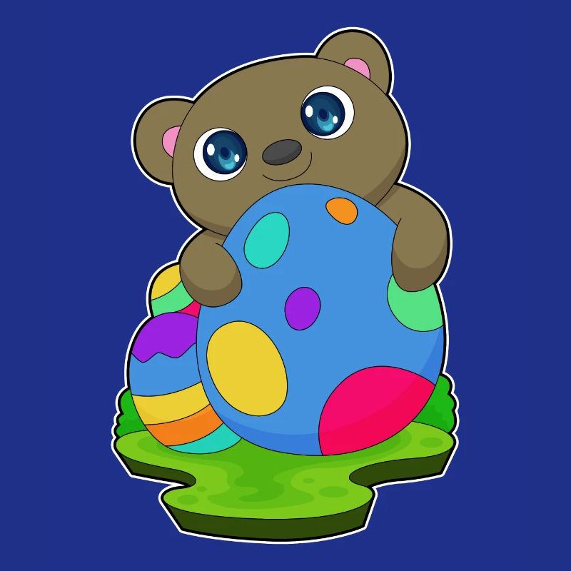 Bear Easter Easter Eggs