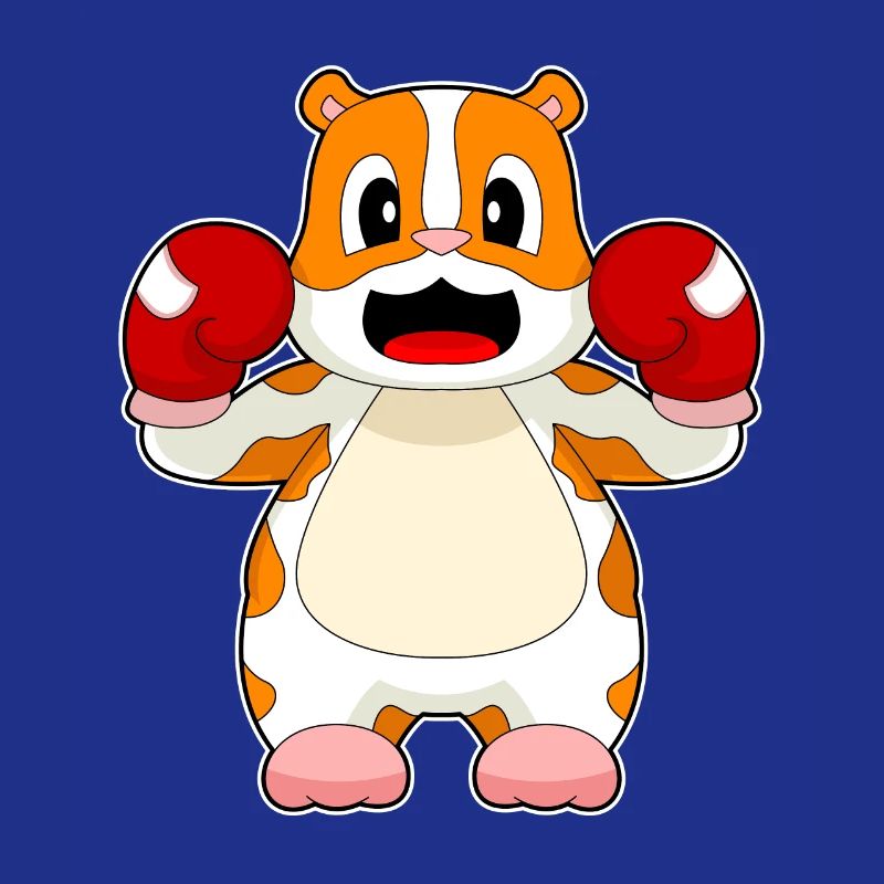 Hamster Boxer Gants de boxe Boxe