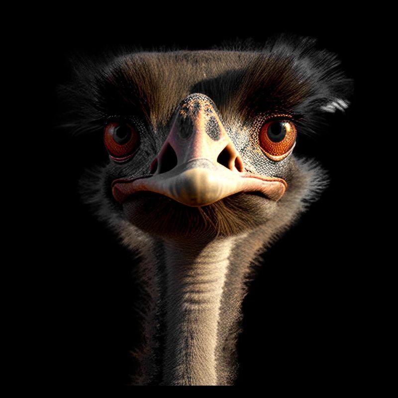 Strauss Vogel Strauß Großer Emu Laufvogel Sträuße