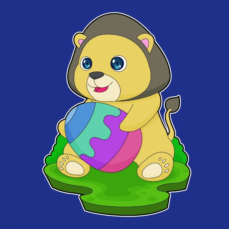 Lion Easter Easter Egg