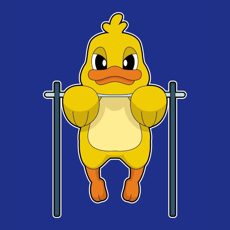 Duck Bodybuilder Pull-ups Bodybuilding