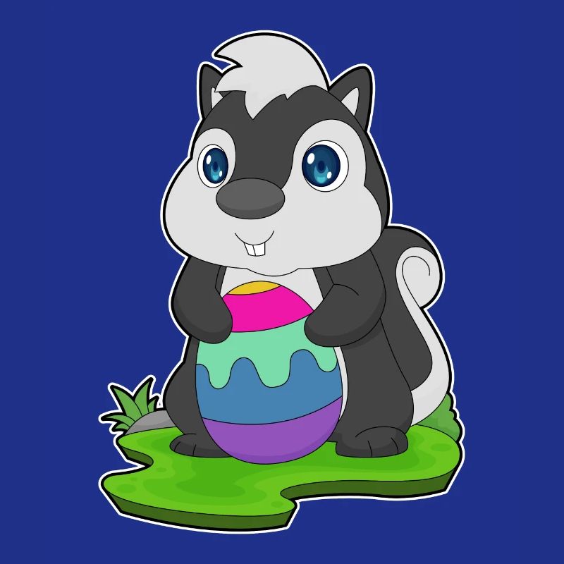 Skunk Easter Easter Egg