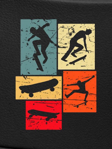 Skateboarding Retro