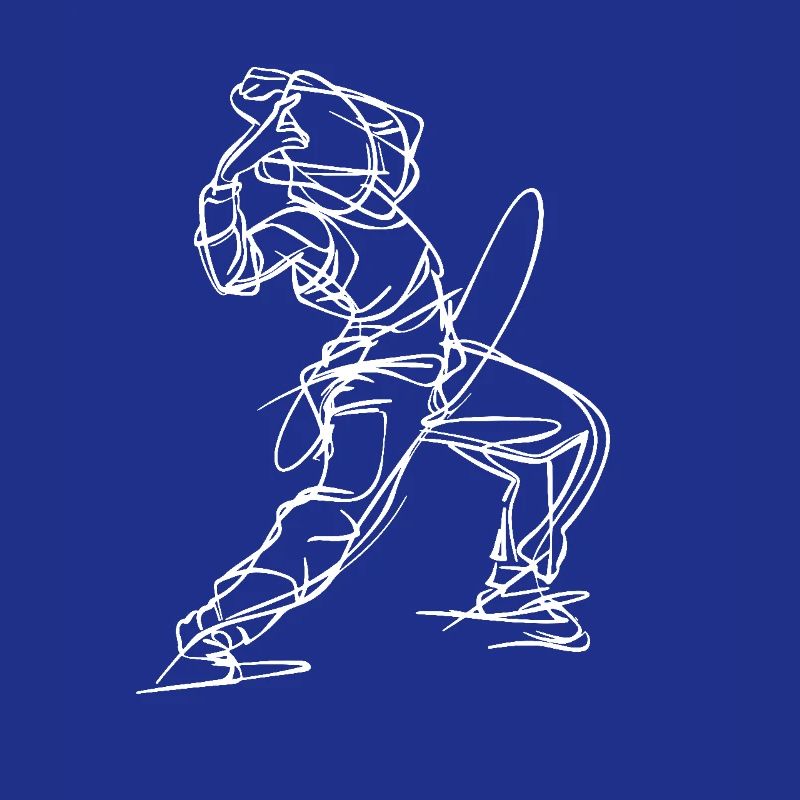 Breakdancer Line Art