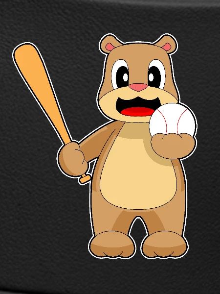 Bear Baseball Baseball Bat