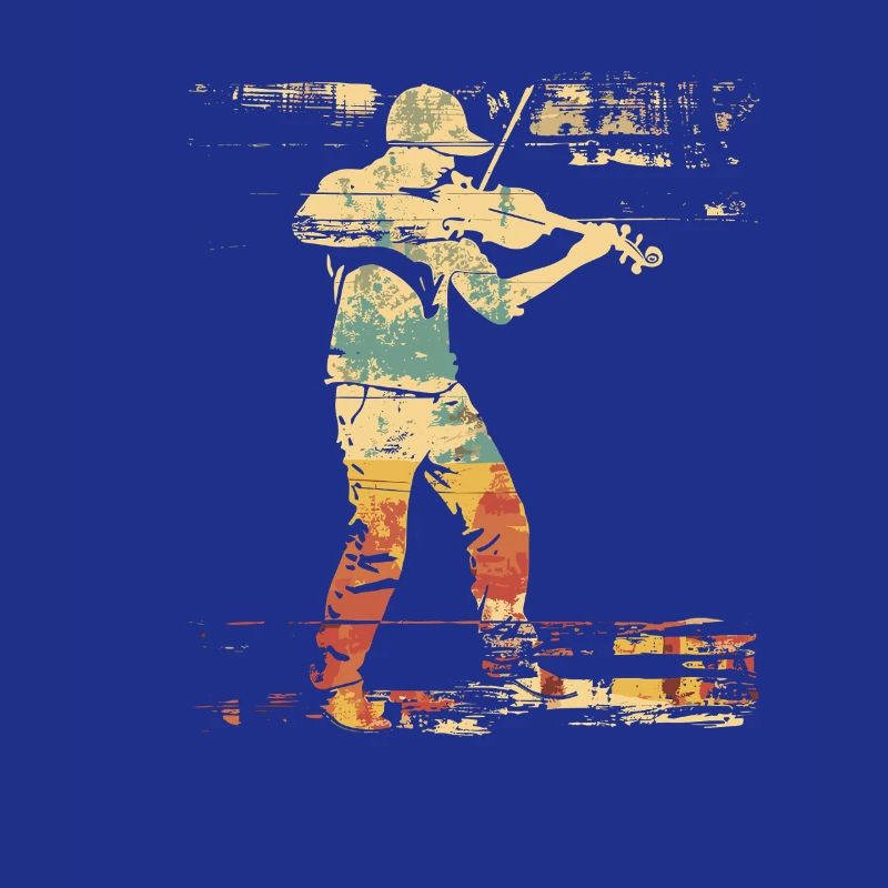 Violin Comic Style