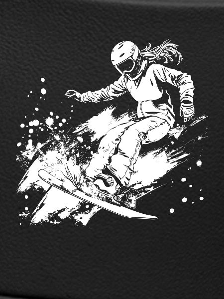 Snowboarderin