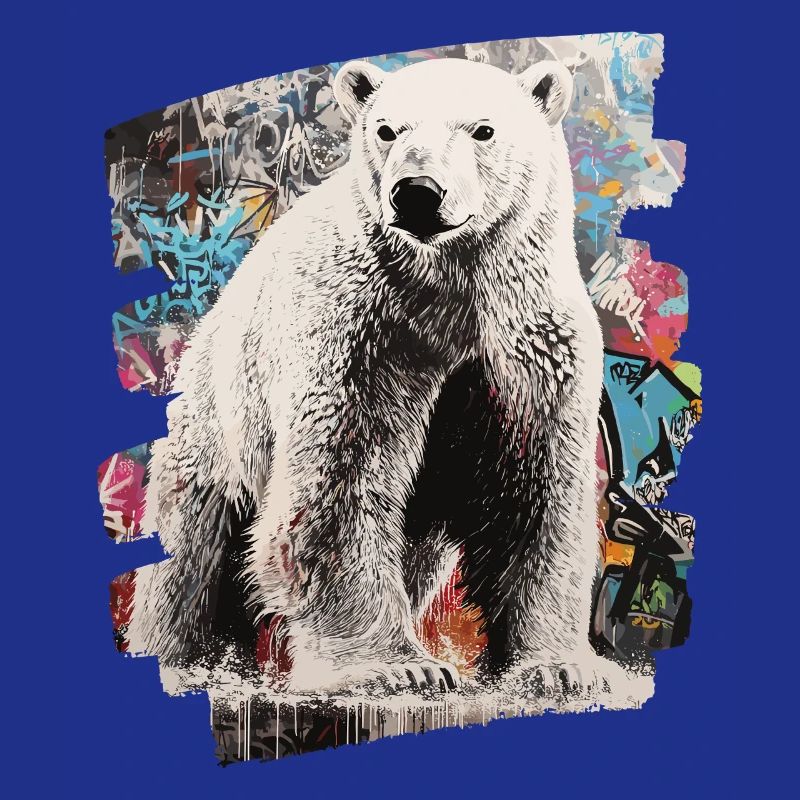 Polar Bear Graffiti Sprayer