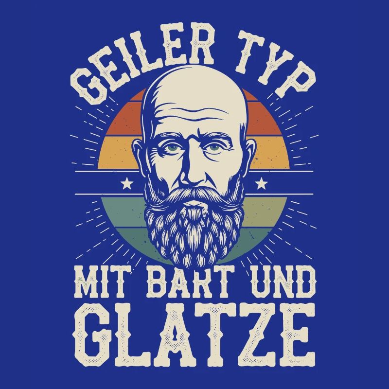 guy with beard & bald head beard wearer