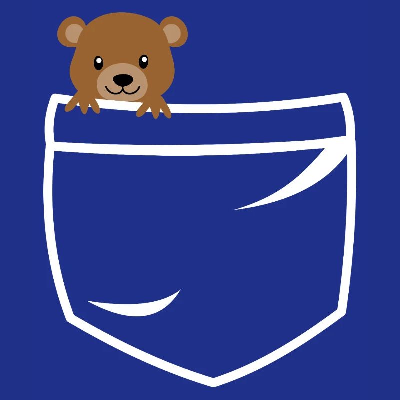 Teddy bear pockets