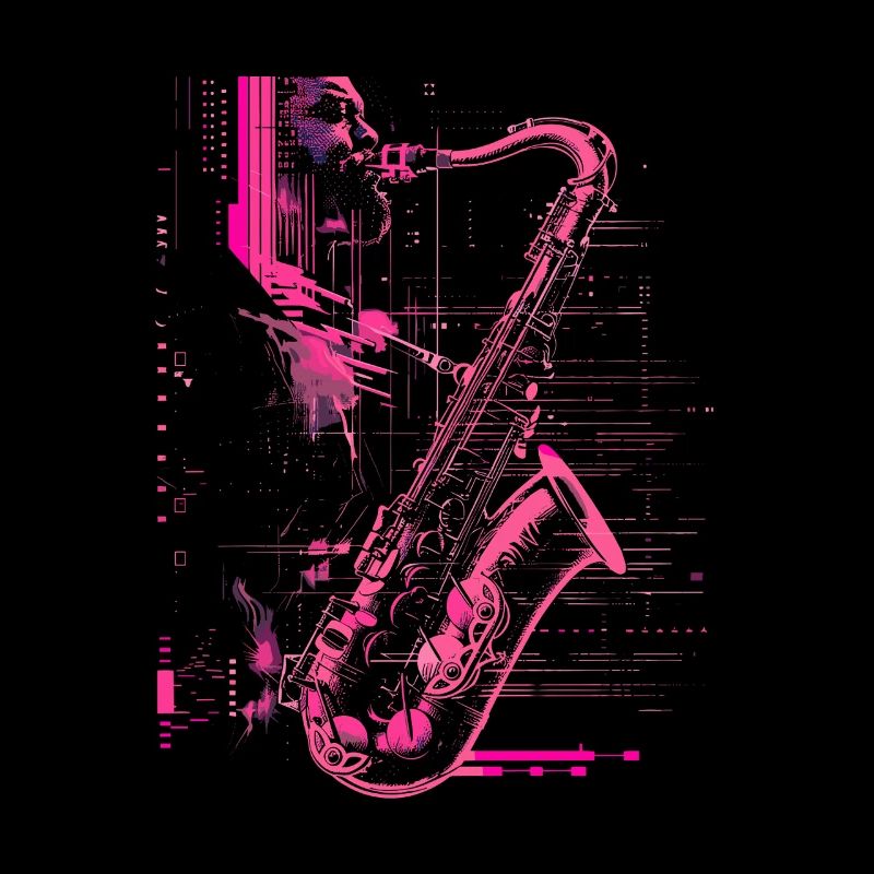 Saxophonist Sketch