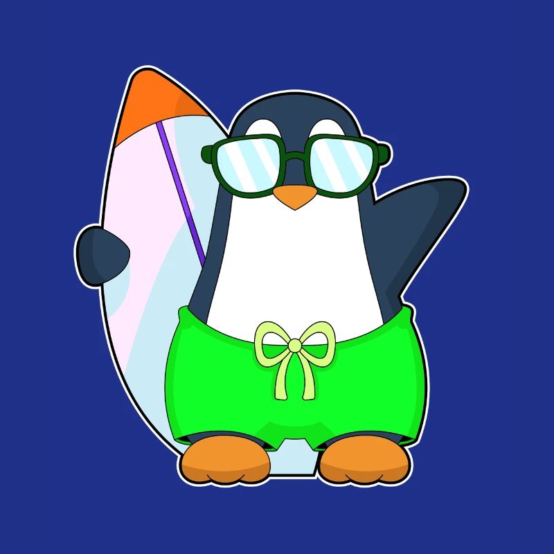 Penguin Summer Surfboard