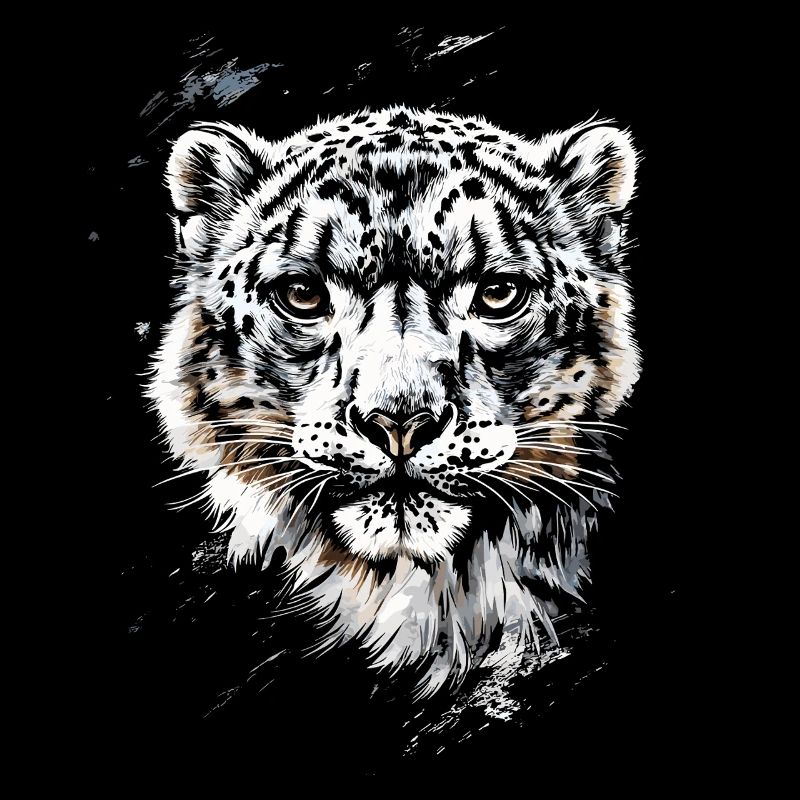 Snow Leopard Panther Big Cat Big Cat Leopard