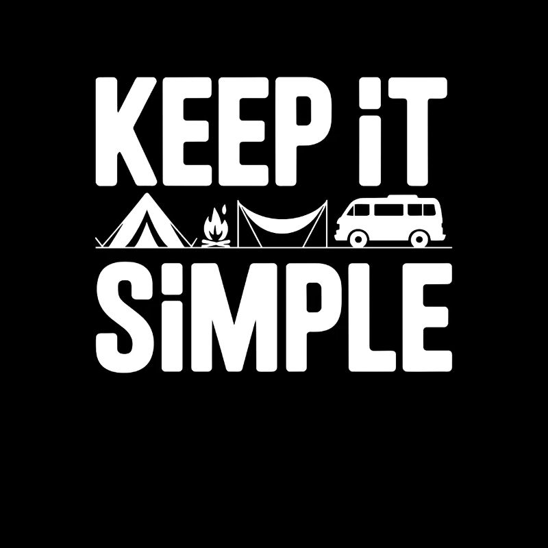 Keep It Simple Zelt Camping Natur Berge Minimalist