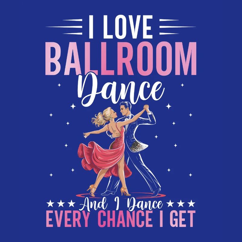 Ballroom Dancer Lovers Dancing Dance School