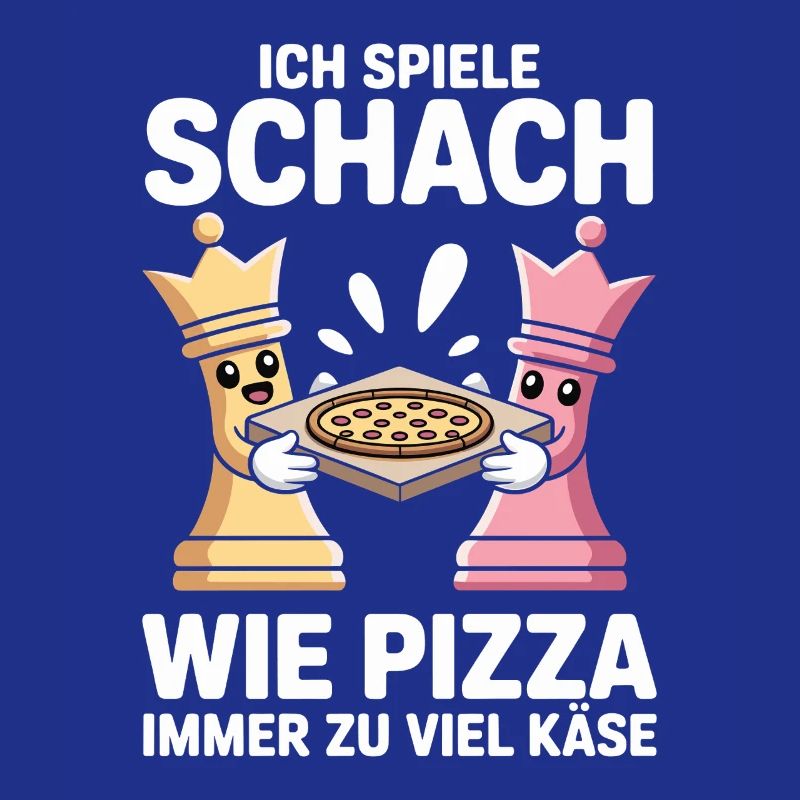 Joueur d’échecs et de pizza Extra Cheese Chess
