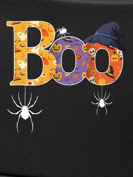 Boo Pattern Halloween