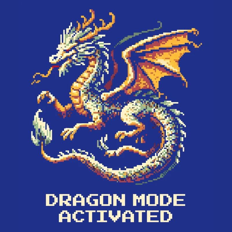 Dragon Mode Enabled | Fantasy RPG Pixel Art