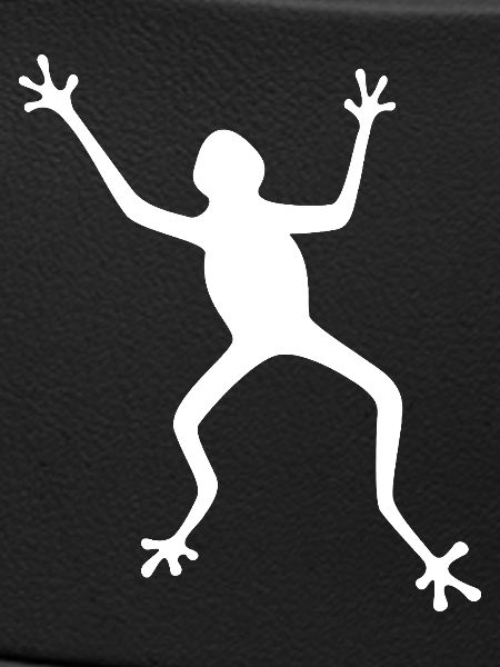 Frosch Silhouette: Tropisch, Regenwald