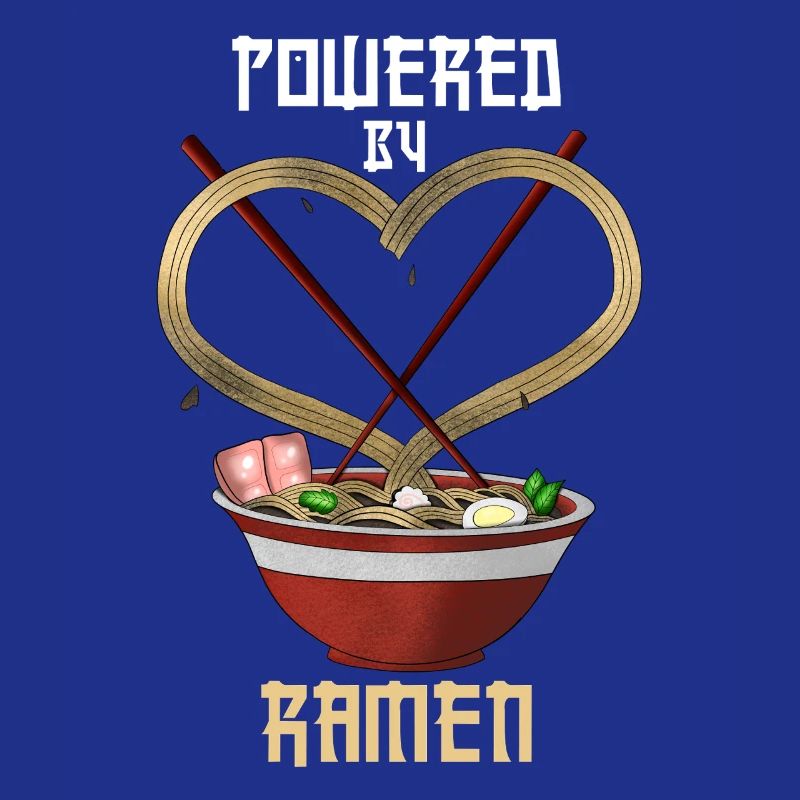 Powered by Ramen Funny Tee