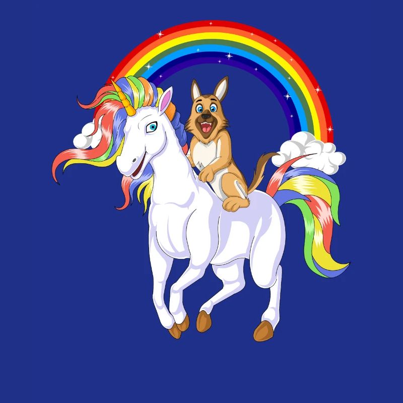 Deutscher Schäferhund Einhorn