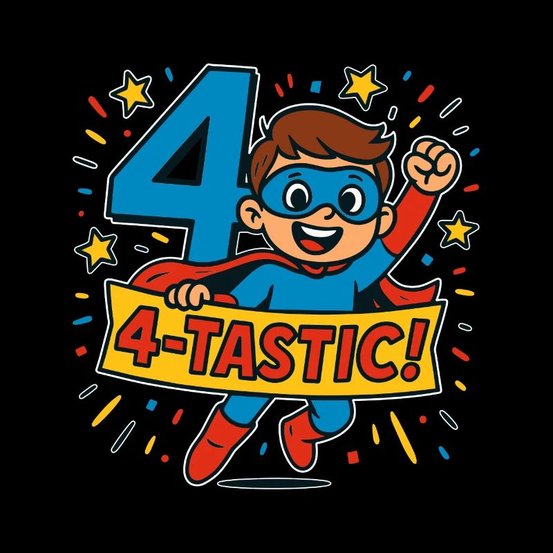 4 TASTIC Superhero Birthday Party Gift For Four