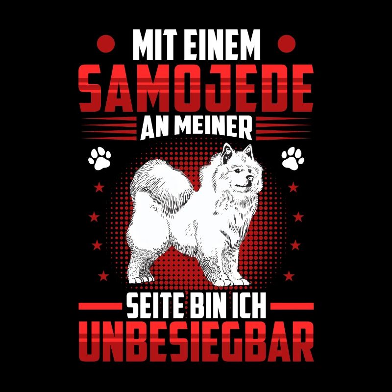 Samojede unschlagbar Schlittenhund