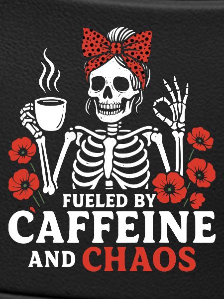 Mutter Koffein Mutter Skelett Kaffee
