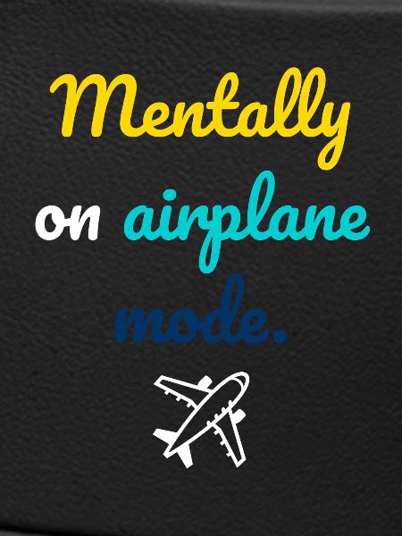 Mentaler Flugmodus