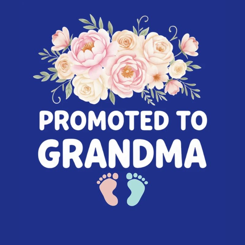 Expectant granny loading future grandmother