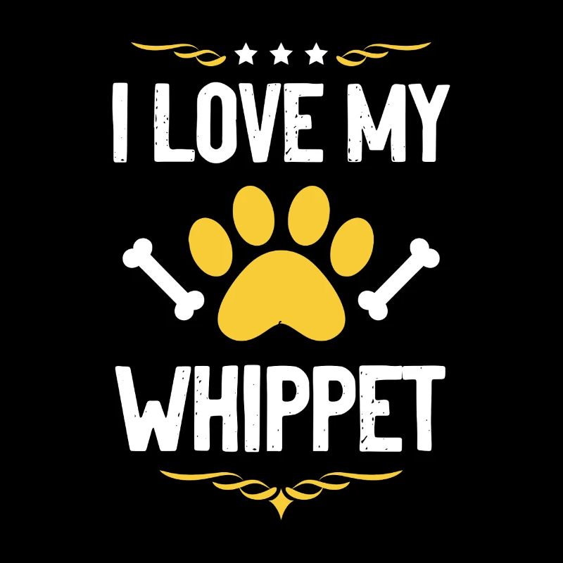 Whippet Liebe Pfotenkunst