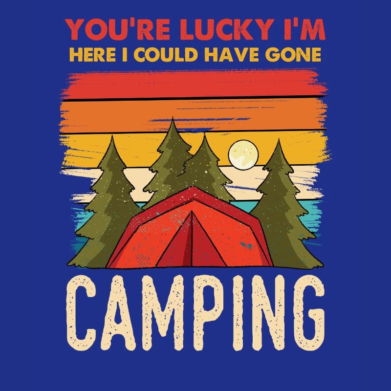 Camping Retro Sunset