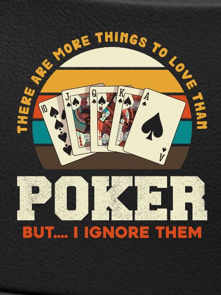 Retro Poker Deck Sunset