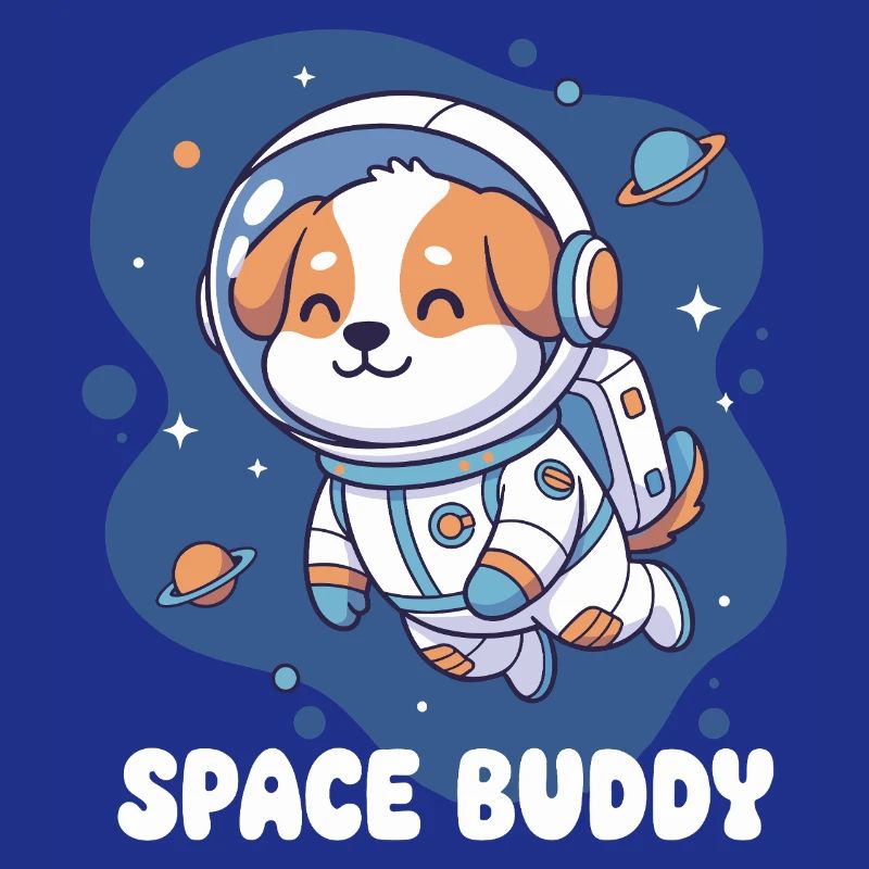 Space Buddy Astronaut Dog
