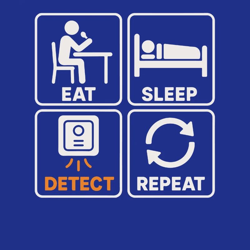 Eat Sleep Detect Repeat Metal Detecting Fun