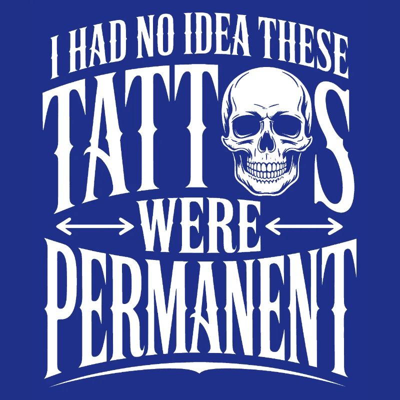 Tattoo-Permanenz-Schädel-T-Shirt
