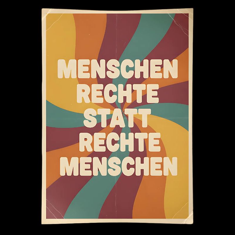 Human Rights Instead of Right People Retro